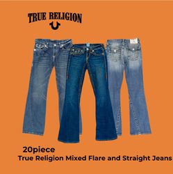 Jeans évasés et droits True Religion - 20 pcs