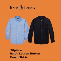 Ralph Lauren Button Down Shirts - 20 pcs