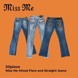 Miss Me womens flared and straight jeans  - 20 pcs