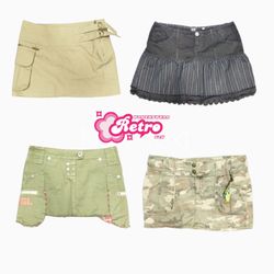 Y2K All American Cargo Skirts Mix (Oct-040)