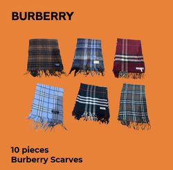 Burberry Scarves - 10 Pcs