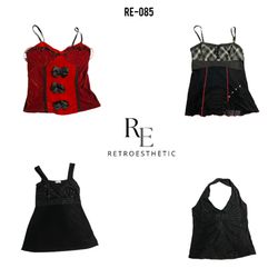 Y2K Romantic Cami Tops (RE-085)