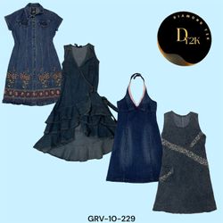 Trend Reset: Retro Y2K Denim Mini Dresses (GRV-10-..