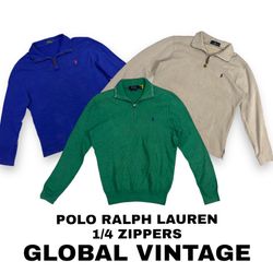 Polo Ralph Lauren 1/4 Zippers - 29 Piece..