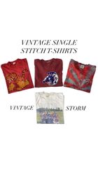 T-shirts vintage à coutures uniques