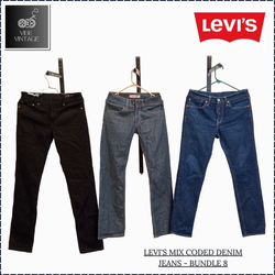 LEVI'S MIX CODED DENIM JEANS - BUNDLE 8 - 10 STÜCK