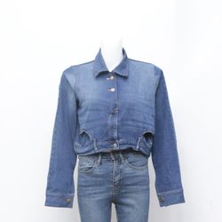 Rework Levi's Crop Denimjacken