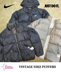 Nike Vintage Puffer Jackets including many Reversi..