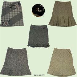 Y2K Wool Midi Skirt – Soft & Vintage-Inspired (GRV..