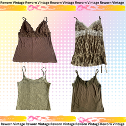 Y2K Mesh Cami Tops (RV-025)