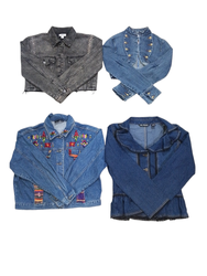 Veste en denim Y2K best-seller uniques - 16 pcs - ..