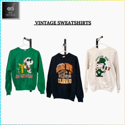 VINTAGE SWEATSHIRTS - 19 PCS