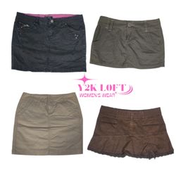 Y2K All American Cargo Mini Skirts (01-1124)