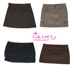 Y2K Bestseller Cargo Mini Skirts ( 02-1124)