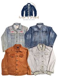 Vestes en denim Y2K