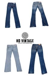 HD459 Ladies Y2K True Religion Flared Jeans - 14 p..