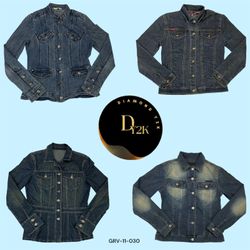 Vintage Y2K Denim Button-Up Jacket (GRV-11-030)