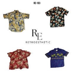 Vintage Hawaiian Mens Shirts (RE-103)