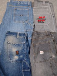 #407 Men Carpenter Baggy Jeans -14