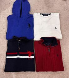 #VV144 U.S Polo Assassin Mix Sweaters 18 PCs