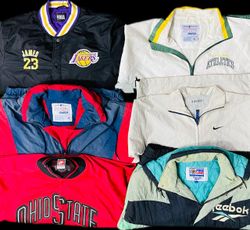 Starter Reebok Nike nba 
Branded jackets 17 pcs