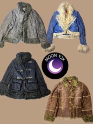 Y2k Unique Fur/Suede Jackets Mix (A-101)