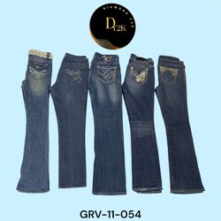 Retro Revival: Y2K Embroidered Jeans (GRV-11-054)