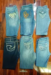 G0084 Ladies Vintage Flared Boot Cut Jeans 17 piec..