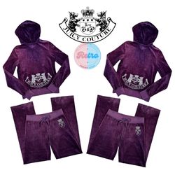 Y2K Juicy Couture Embellished Track Suit: 10 Sets