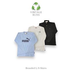 Branded long Sleeves Shirts (V9)