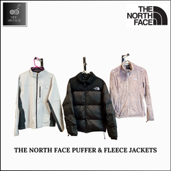 THE NORTH FACE PUFFER & FLEECE JACKETS -13 PCS