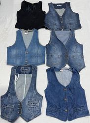 Y2K It Girl Denim Waistcoats 11Pieces