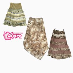 Y2K Grunge Vibes: Ultimate Midi Skirts Bundle (Nov..