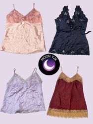 Y2k Soft Girl Era Silk Cami Top (A-106)