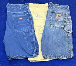 Carhartt and dickies shorts 19 pieces