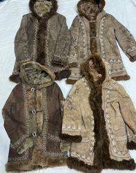 Vintage Y2k Afghan Long Coats  13 Pieces