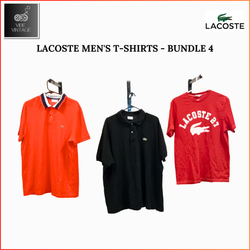 LACOSTE CREW NECK TSHIRTS & POLO T-SHIRTS - 10 PCS..