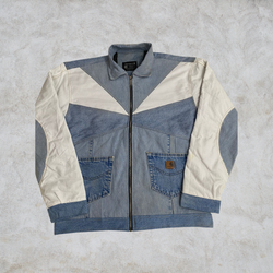 Upcycled Carhartt Denim Utility Jacket - Style 4