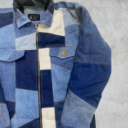 Upcycled Carhartt Denim Utility Jacket - Stil 1