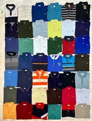 Chemises polo Lacoste authentiques, 40 pièces.