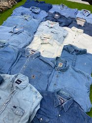 Ralph Luren Levi's Wrangler Carhartt Denim shirts ..