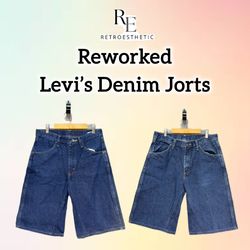 Reworked Levi's Denim Jorts