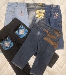 Y2k hip hop baggy jeans