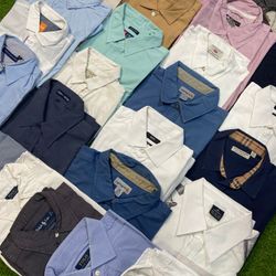 Branded Shirts -30 pcs Including Carhartt Burberry..