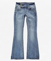 Lot de 100 jeans Flare de marque et obtenez 5 GRAT..