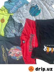 Streetwear Tees - Santa Cruz, Thrasher, Ed Hardy a..