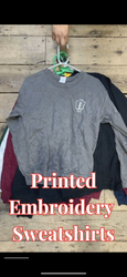 Printed Embroidery Sweatshirts