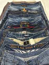Hip-hop Jeans Southpole, Ecko, Rocawear, Axel, Silver, Phat