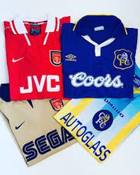 Vintage football club jersey