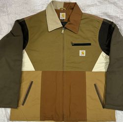 Veste patchwork rework style Detroit de Carhartt